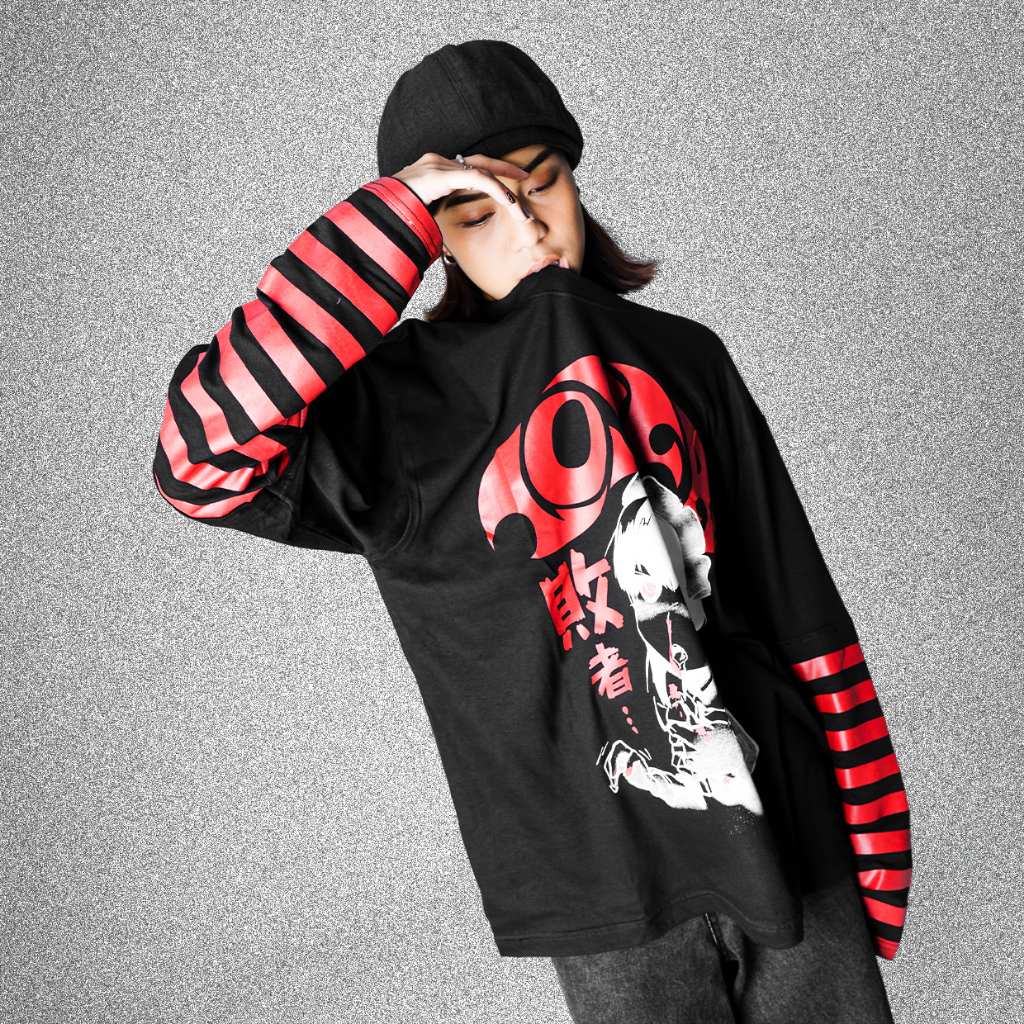 Oortcloude Double Layer Losers Oversize - Red Black