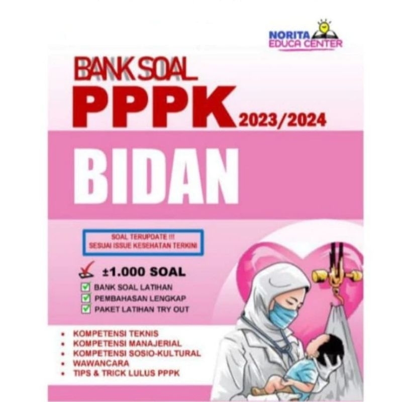 BUKU BANK SOAL PPPK BIDAN  2023 2024