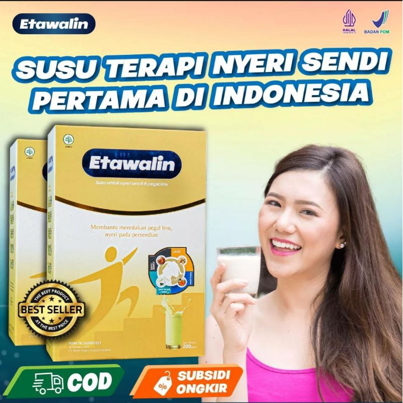 

TERLARIS ] ETAWALIN Original Susu Kambing Etawa Asli Obat Sendi Asam Urat Lebih Ampuh Tanpa Efek Samping HALAL BPOM