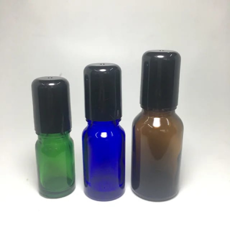 Botol Kaca Roll On 20ml 30ml 100ml Hijau / Biru