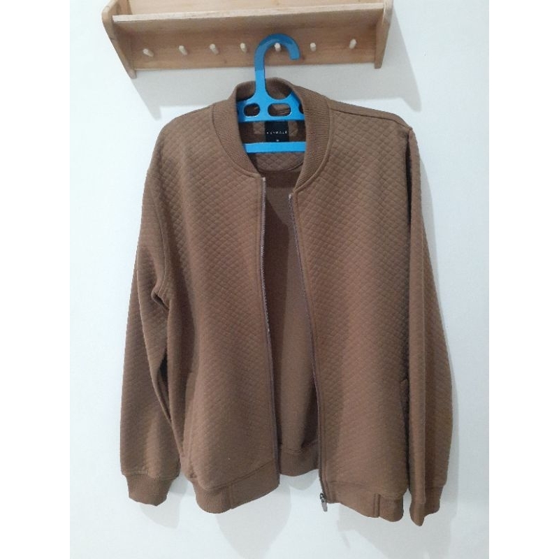 JAKET COMFY HEYMALE BROWN uk M