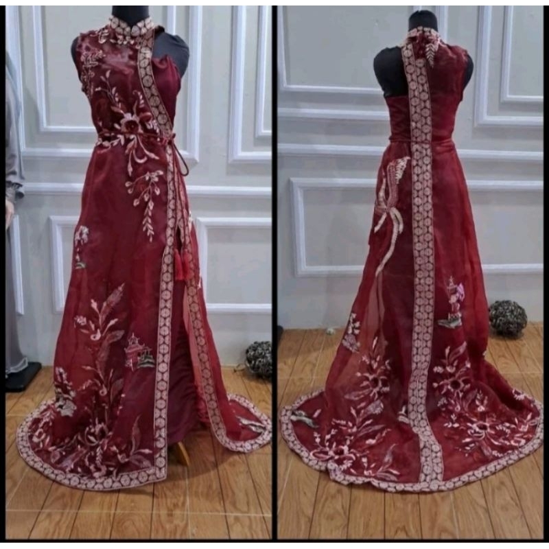 Cheongsam dress sangjit / baju china chinese / qipao