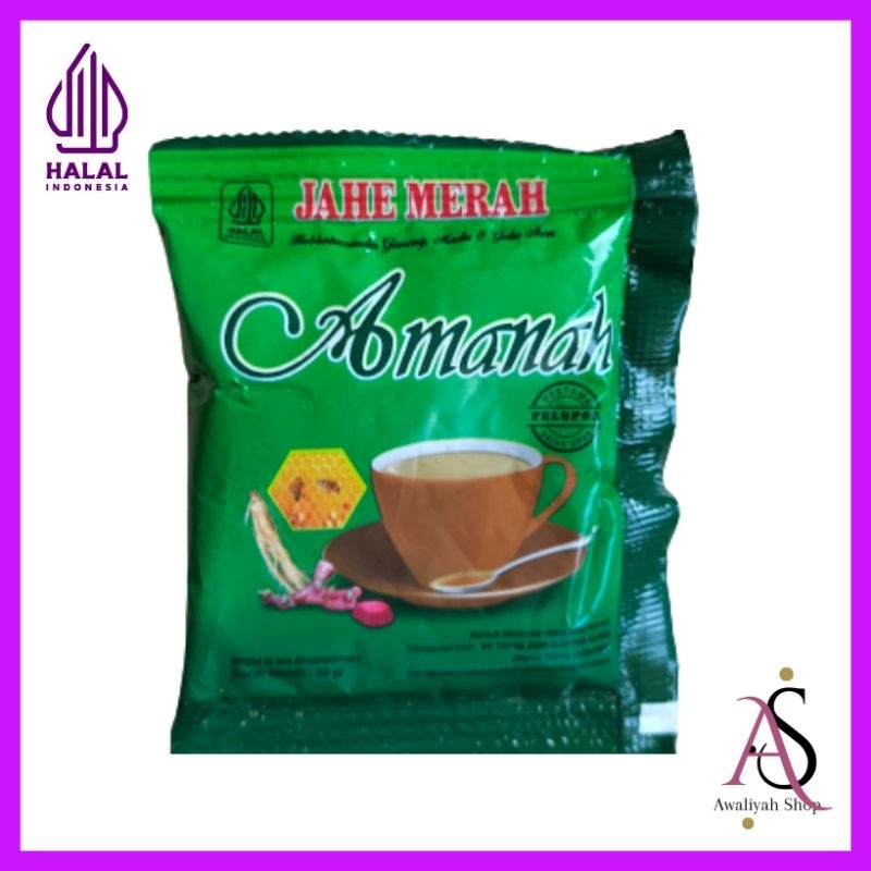 

( ECER)Jahe Amanah - Jahe Merah Amanah plus Ginseng Madu Habbatussauda