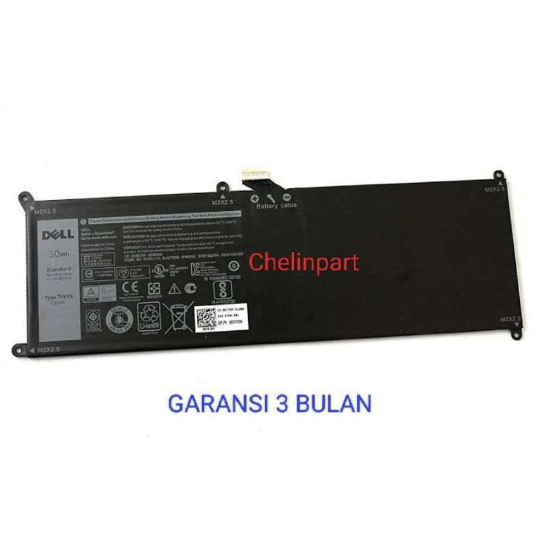 Baterai 12-7275 XPS 12-9250 7VKV9