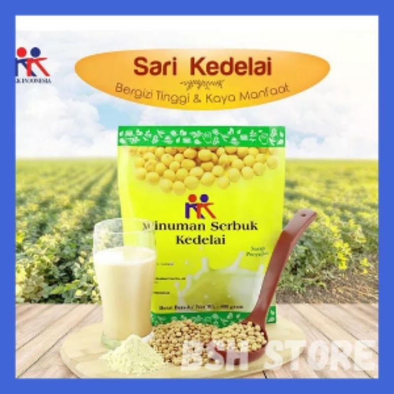 

KK Minuman Serbuk Kedelai Susu Kedelai Soya Beban Powder Kaya Protein Padat Gizi KK