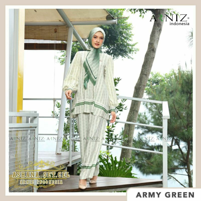 Ashana setcel jilbab By Arniz collection