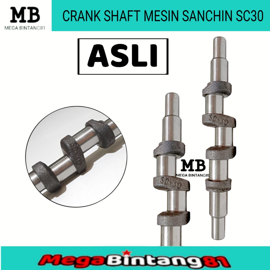 Crank shaft power sprayer SANCHIN SCN30 krek as mesin cuc steam SANCHIN SCN30 kruk as sprayer SANCHI