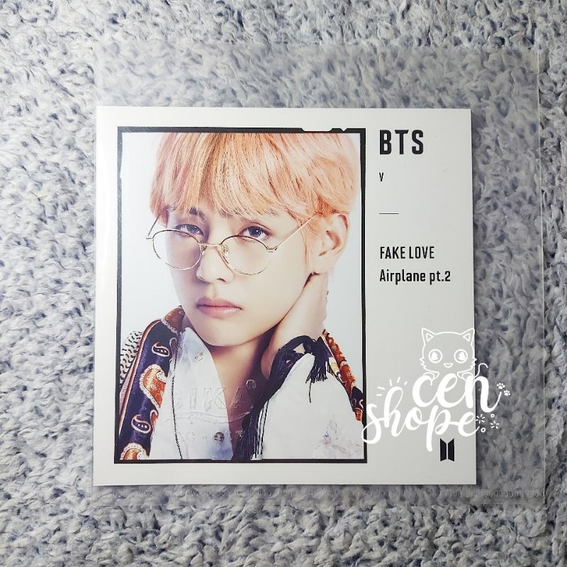 JACKET COVER V TAEHYUNG FAKE LOVE AIRPLANE PT 2 JAPAN BTS
