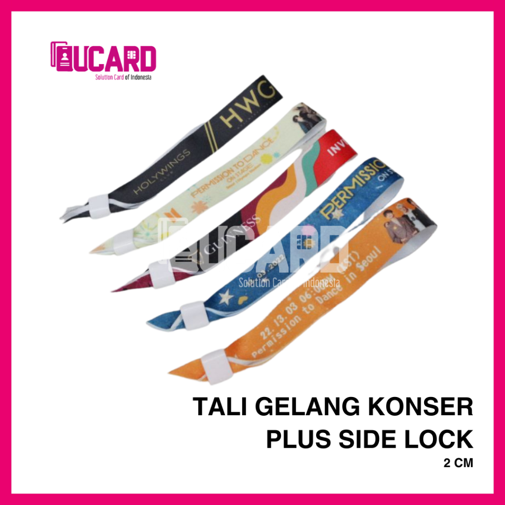 

TALI GELANG EVENT LANYARD KONSER | TISU PRINTING 2CM - CUSTOM 2 SISI