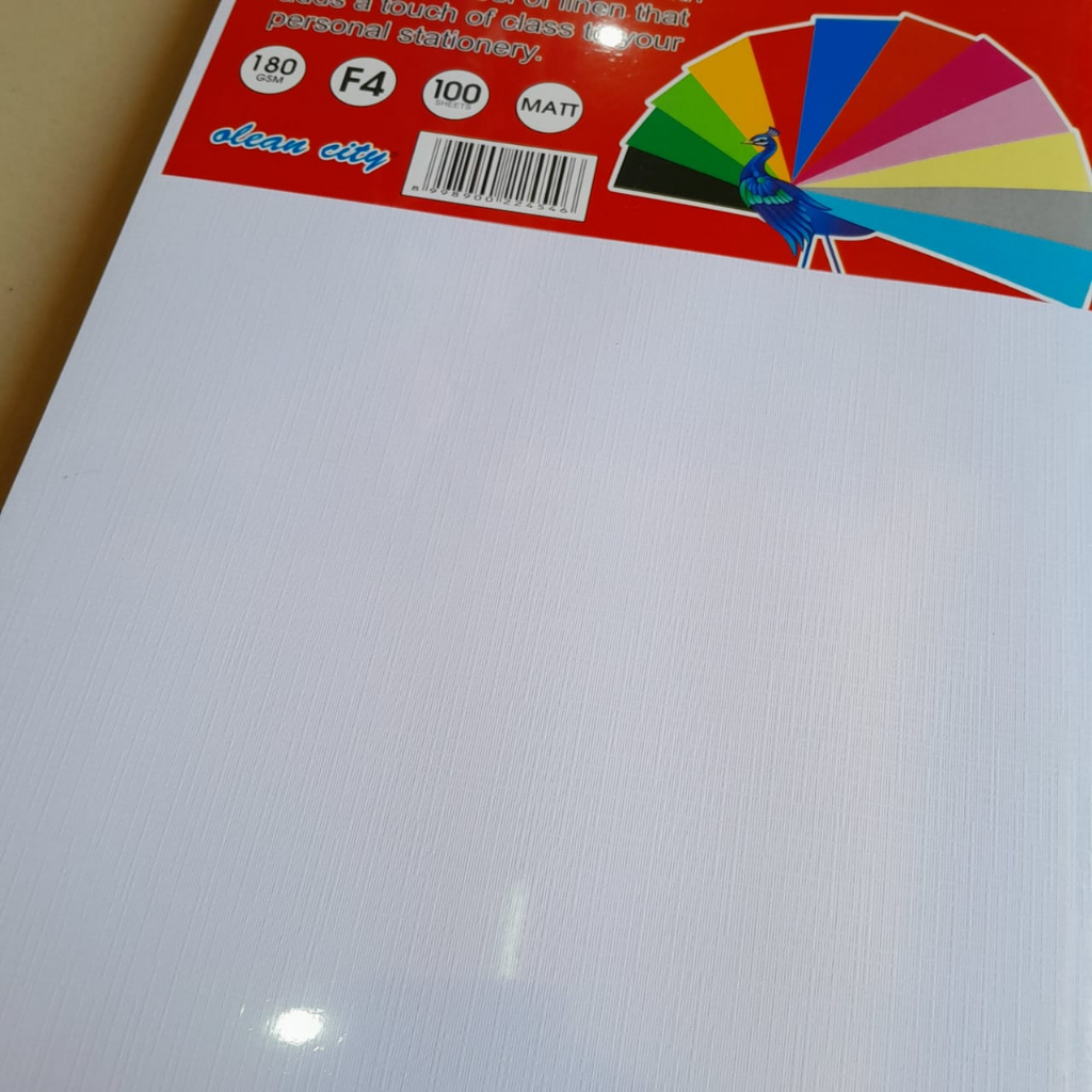 

KERTAS LINEN F4 PUTIH MURAH GROSIR