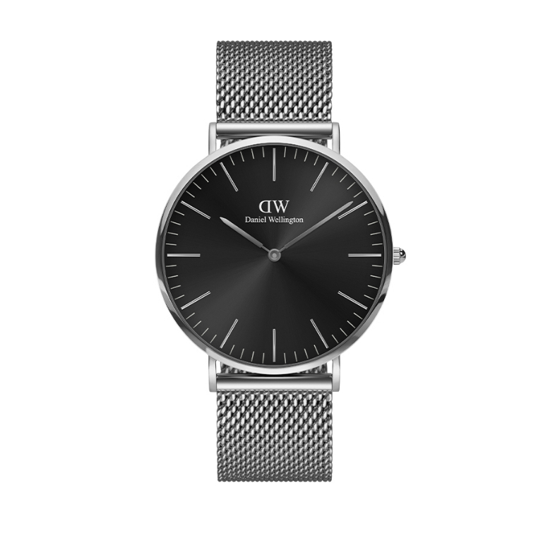 Jam Tangan Daniel Wellington Classic 40 Sterling S Onyx - DW00100629