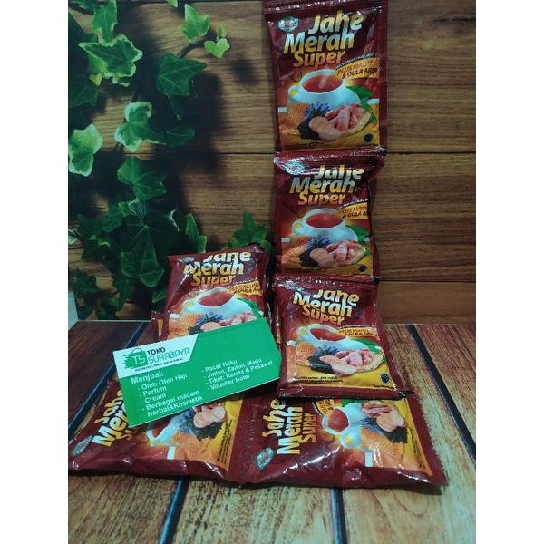 

PER RENTENG RENCENG Jahe Merah Super Ratu Lebah