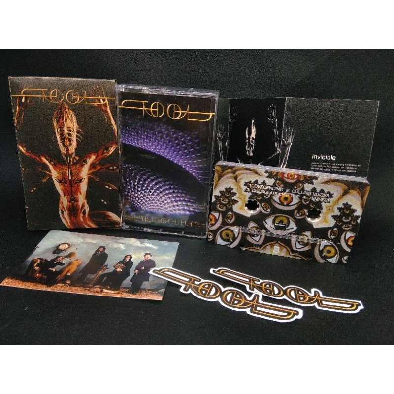 Kaset Pita Tool Fear Inoculum Bootleg Tape Slipcase + Sticker