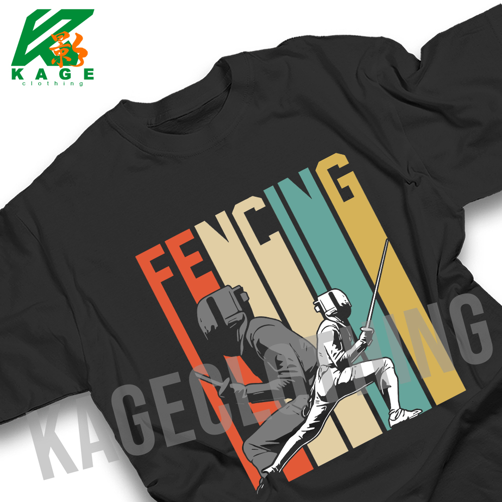 Kaos FENCING Tshirt baju distro cotton combed 30s UNISEX KAOS OLAHRAGA ANGGAR