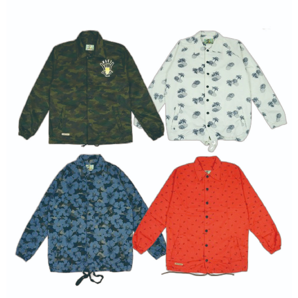 Naky House Coach Jaket Cotton Twill 30s Warna Army