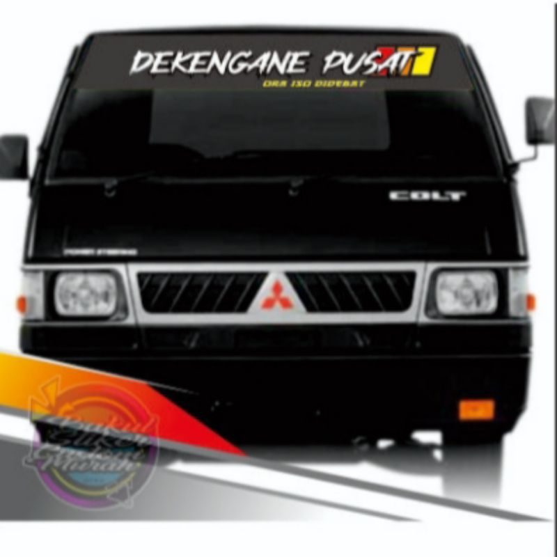 STIKER CUTING KATA KATA UNTUK KACA DEPAN PICK UP & TRUK DLL
