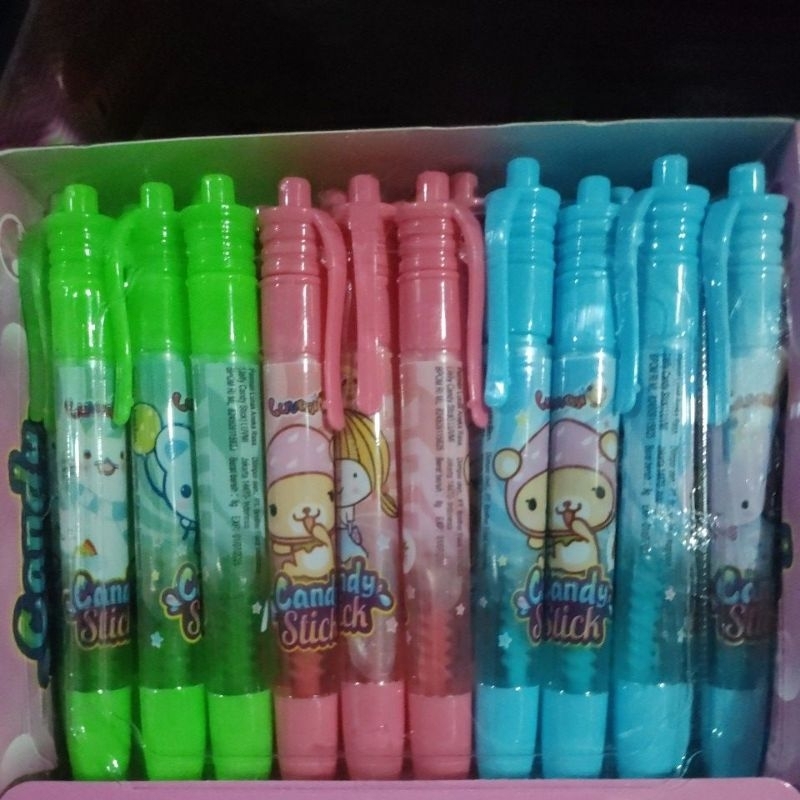 

luvmi candy stick permen lunak aneka rasa bentuk pen isi 30 pcs