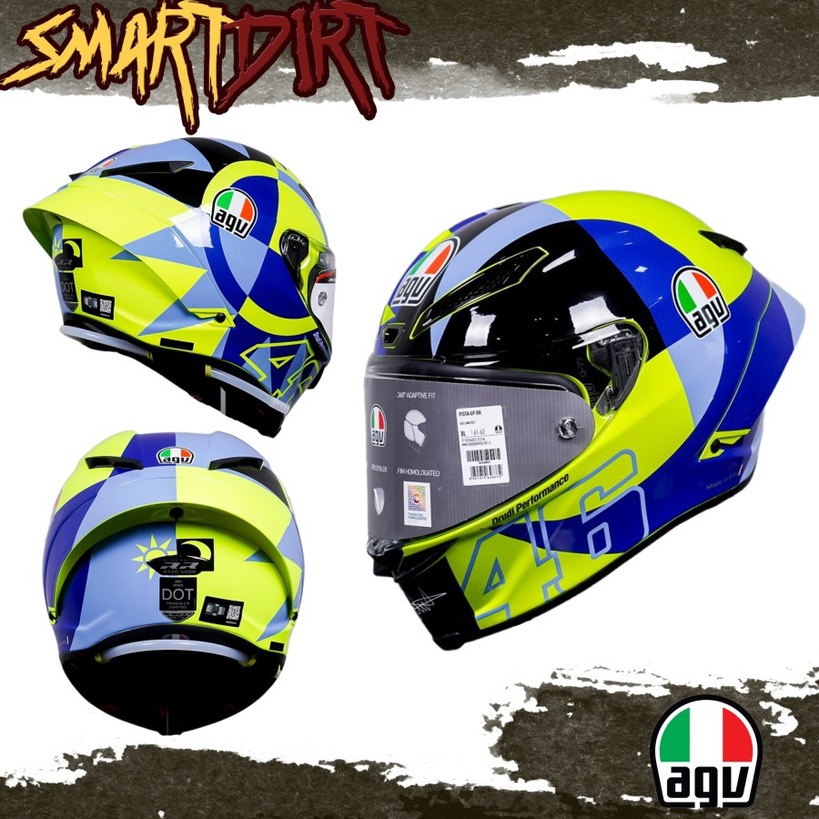 Helm Motor AGV Pista Gp RR E2206 DOT MPLK Soleluna 2022 013 AGV Ori