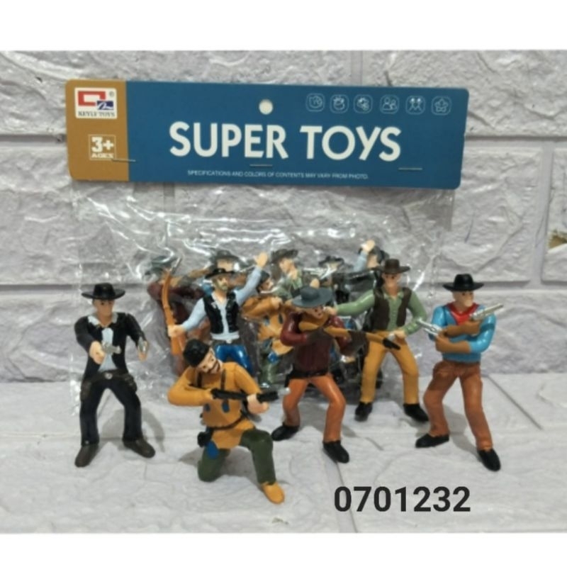 ROBOT INDIAN / KOBOI ACTION FIGURE SET 5PC / ROBOT TIARAP