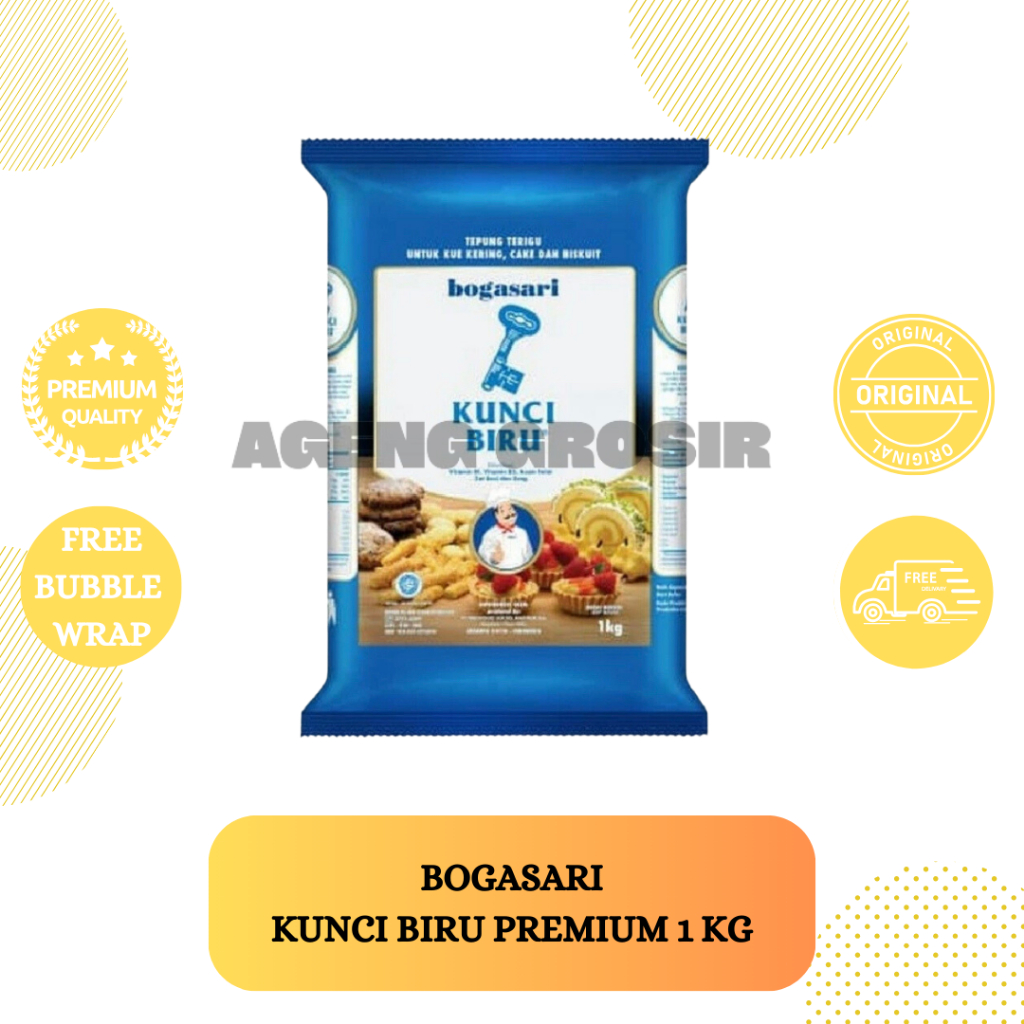 

Tepung Terigu Kunci Biru 1kg