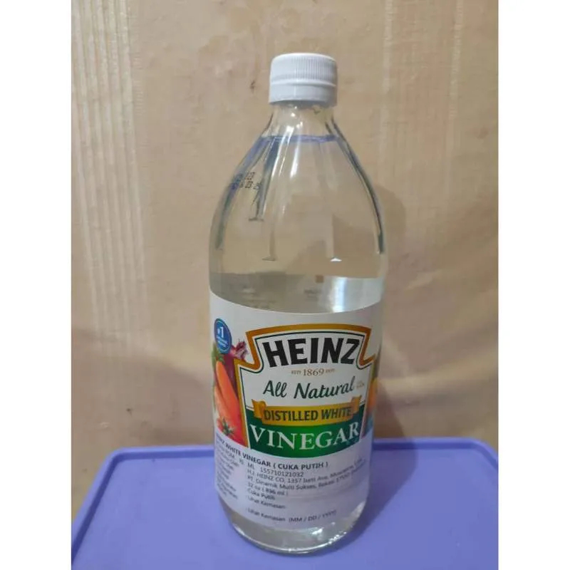 

[oddsolshop] pekanbaru/Heinz All Natural Distilled White Vinegar 946ML Cuka Putih Botol Kaca Bottle