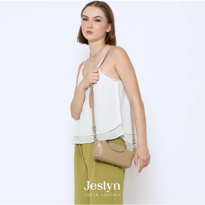 VOILA LEATHER Tas Selempang Kulit Asli Genuine Leather Sling Bag JESLYN