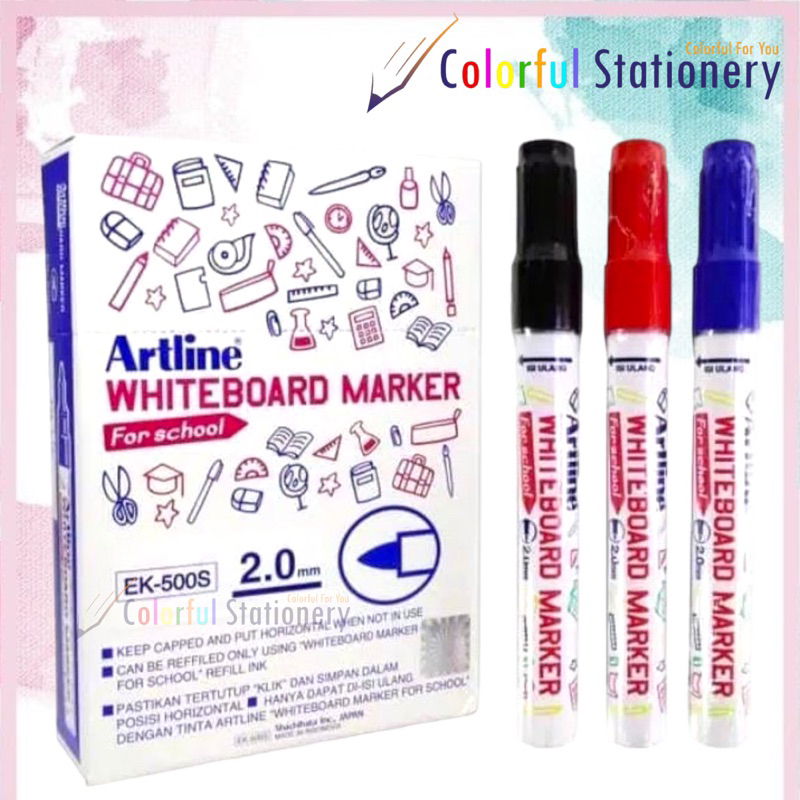 

Spidol Papan Tulis / Whiteboard Artline EK-500S (Pcs)