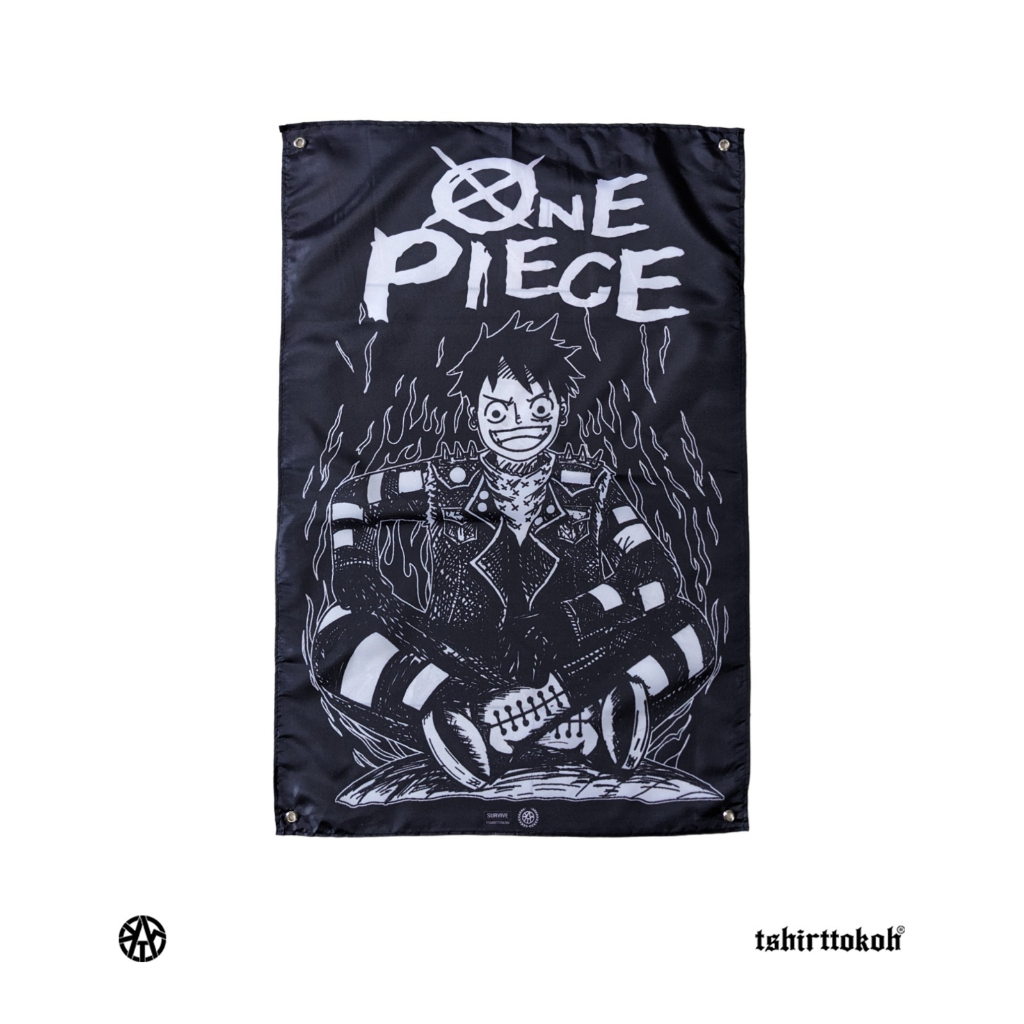 Tshirttokoh - Flag 25 - One Piece Luffy Punk