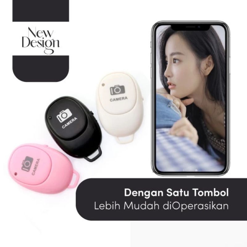 Remote Bluetooth Shutter Kamera Android Remote Bluetooth Tripod HP