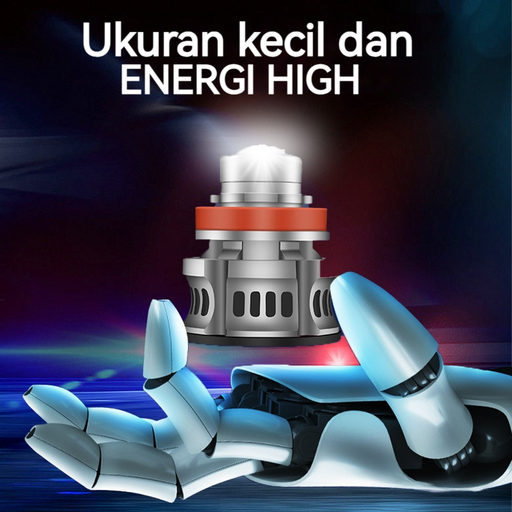 PROJIE MINI PUTIH HB4 H11 H9 KUNING MOBIL SEPASANG H16 LASER FOGLAMP 2 PCS