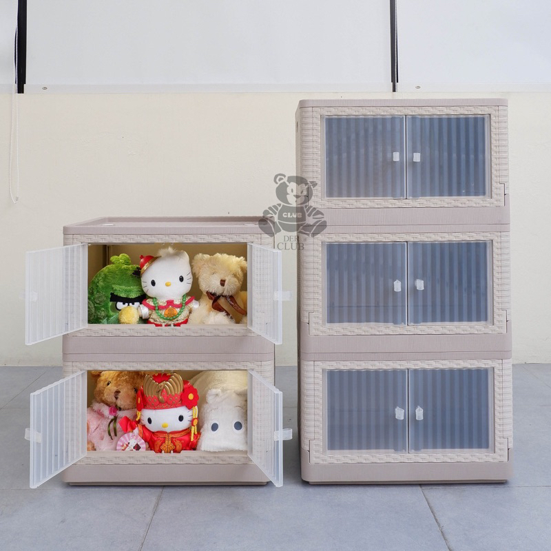 CLUB - CONTAINER BOX RODA MAC 50 / LEMARI PAKAIAN PLASTIK PORTABLE ROTAN MAC 50