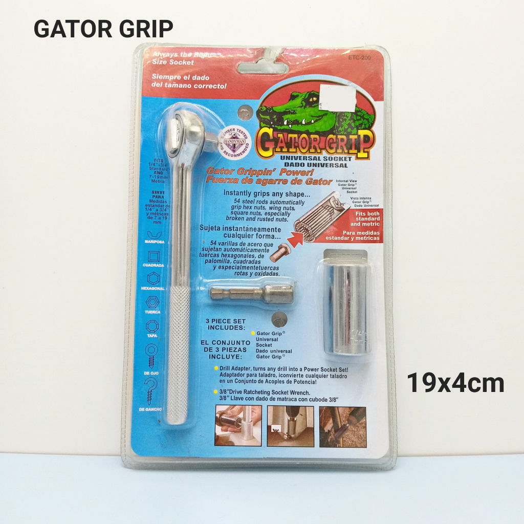 GATOR GRIP UNIVERSAL SOCKET KUNCI SHOCK