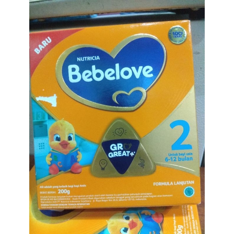 

NUTRICIA BEBELOVE 2 (6-12 Bulan). 200 GR. EXP PANJANG