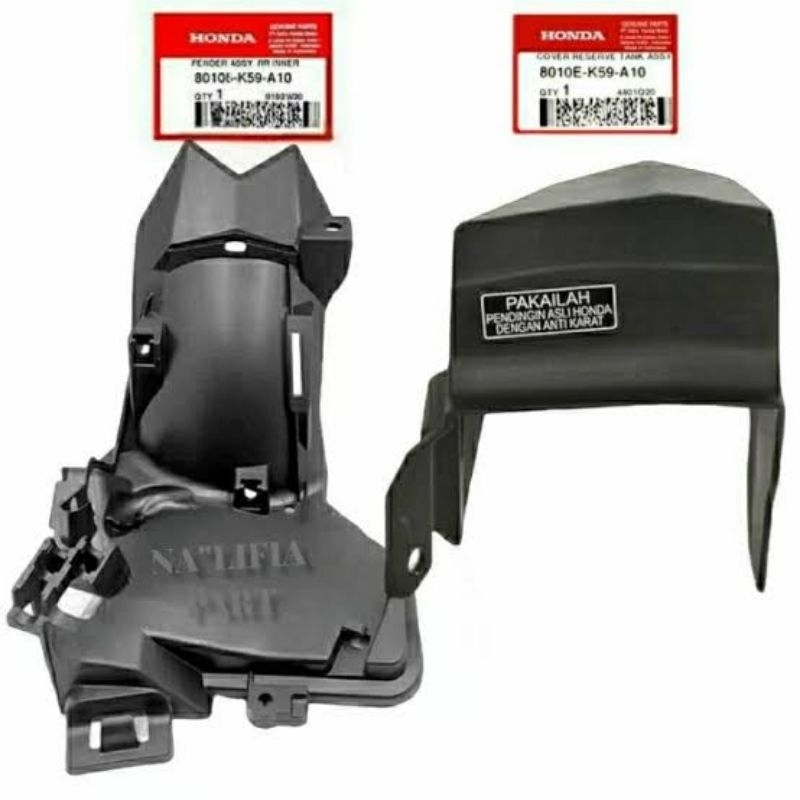 SPAKBOR KOLONG VARIO 125 150 ESP COVER TUTUP CADANGAN AIR RADIATOR VARIO 125 150 ESP LED