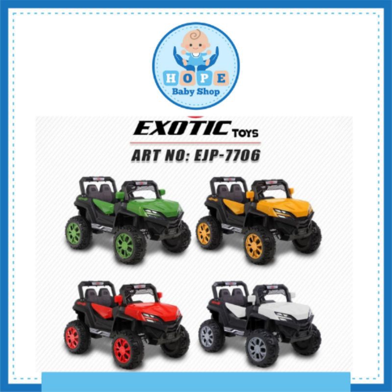 MOBIL AKI JEEP MAINAN ANAK EXOTIC EJP 7706
