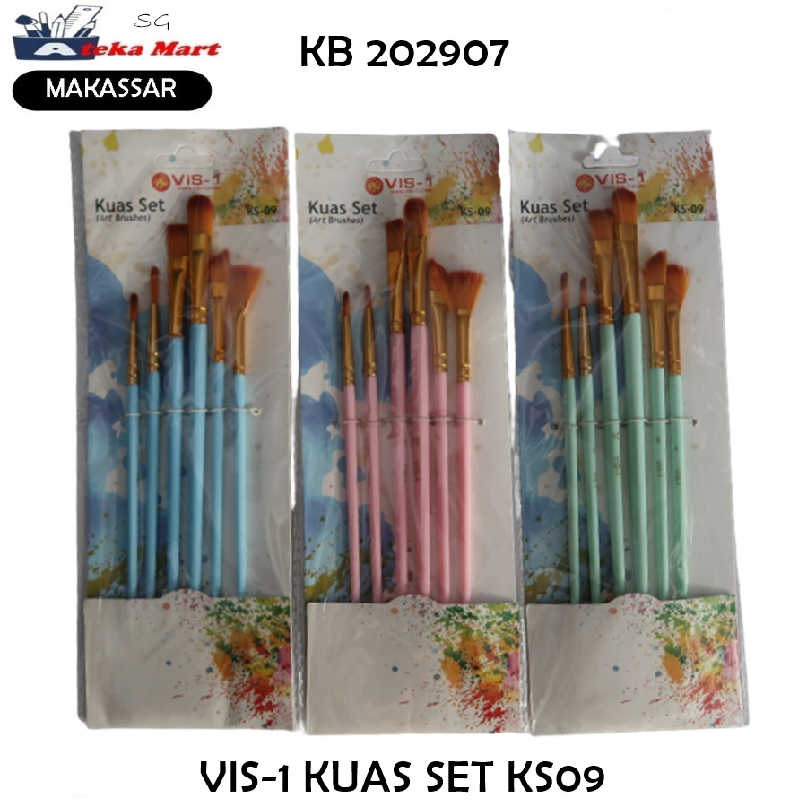 

[SET/6PCS] VIS-1 KUAS SET KS-09