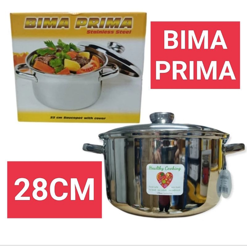 BIMA PRIMA PANCI 28CM SAUCEPOT B2007028 STAINLESS