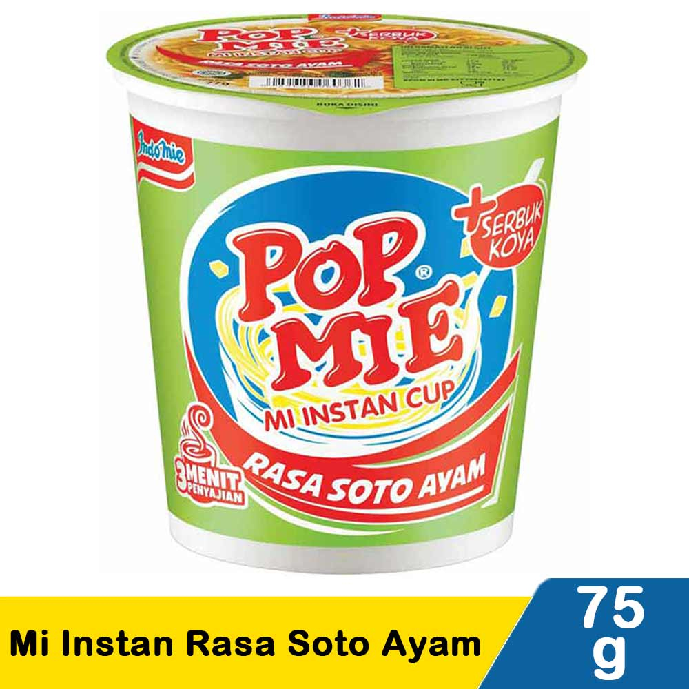 

Pop Mie Soto Ayam Kuah Cup Mi Instan