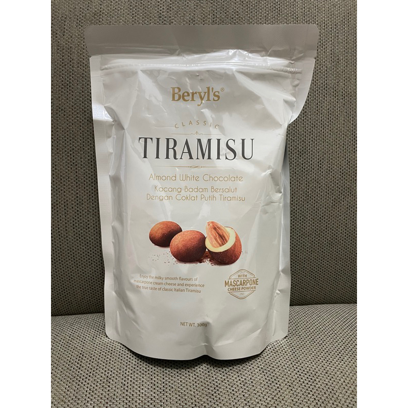 Beryl’s Tiramisu Almond White Chocolate 300gr