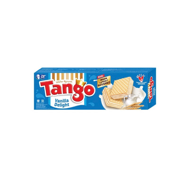 

Wafer tango 100g - 133g vanilla cokelat strawberry tiramisu Choco Javamocca