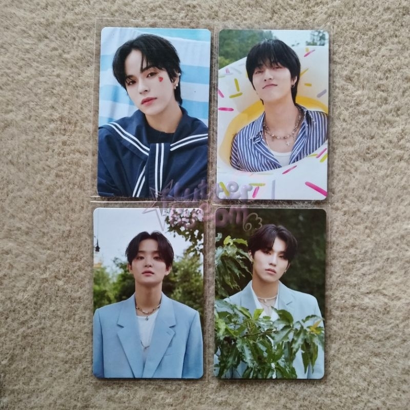 ღ treasure 2nd anniversary magazine haruto jeongwoo jihoon jaehyuk blue green ver