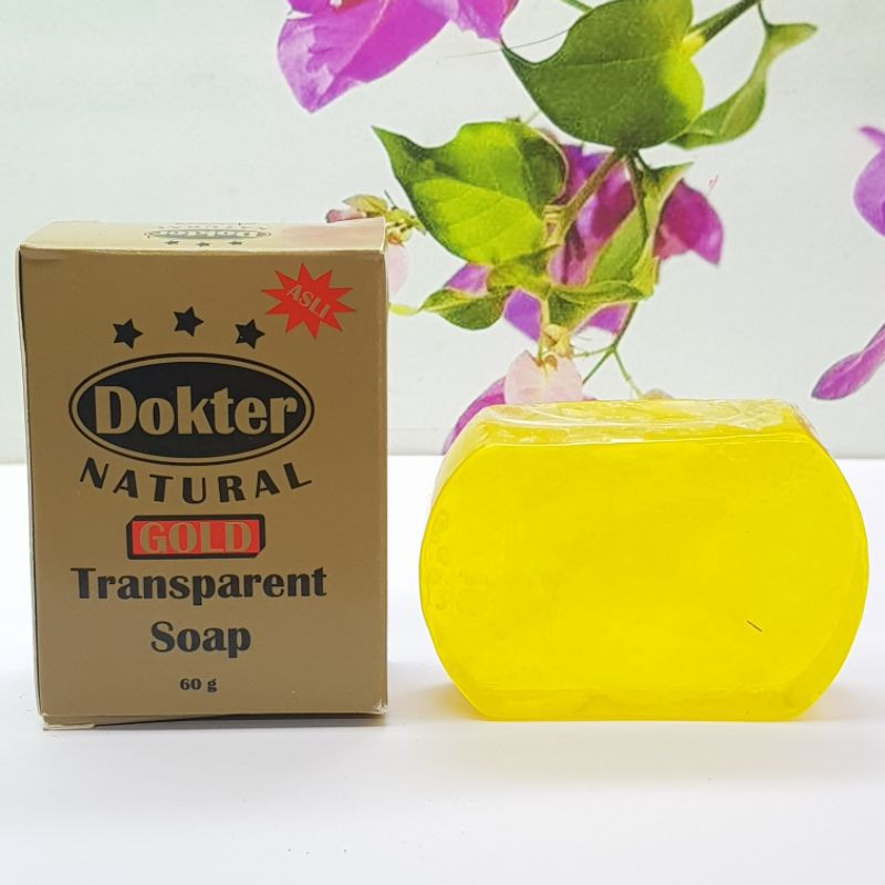 Sabun Dokter Natural Gold Transparant 60gr//Sabun Dr Gold Asli Original Bpom