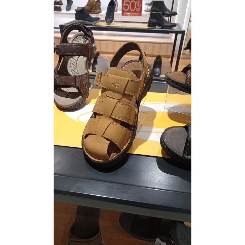 Camel Active Original Sepatu Sandal Kulit Asli, Frudge