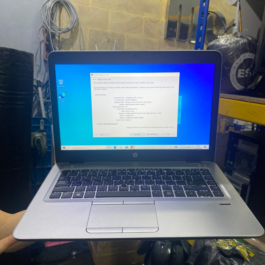 Hp Elitebook 840 G4 i5 Gen 7Th