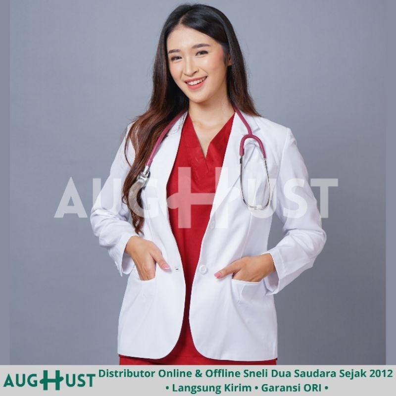 JAS DOKTER WANITA LENGAN PANJANG SNELI WANITA LENGAN PANJANG JAS DOKTER DUA SAUDARA SNELI DUA SAUDAR