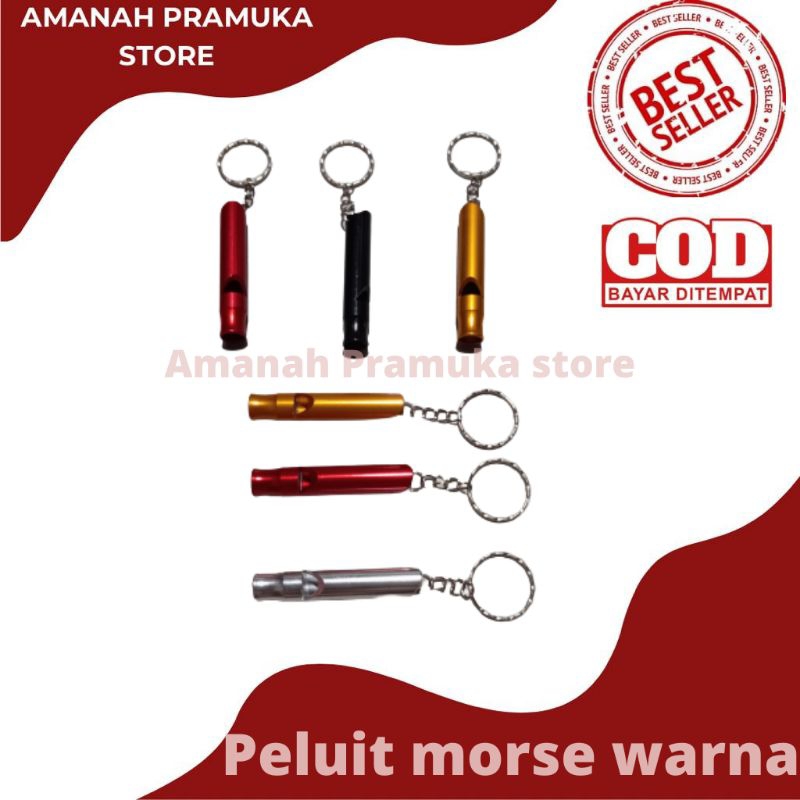 peluit morse pramuka/peluit morse warna/peluit pramuka