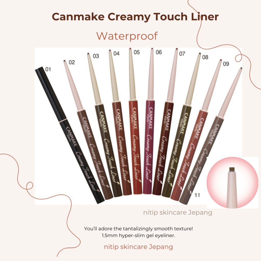 PO Jepang-- canmake creamy touch eyeliner best seller canmake japan