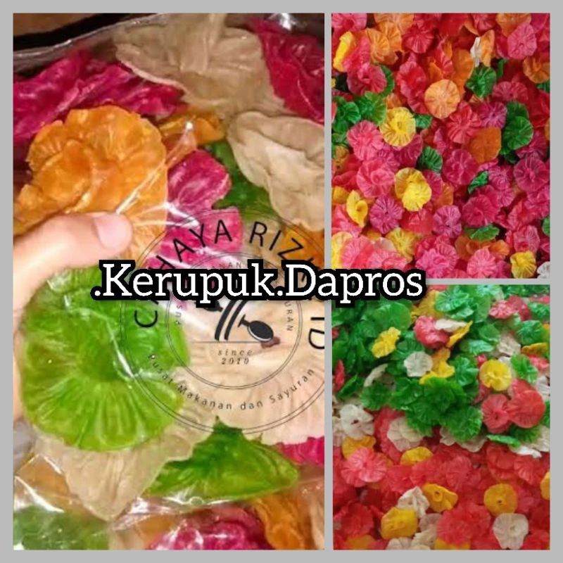 

kerupuk Dapros mentah Isi 50pcs/perbungkus keripik seblak