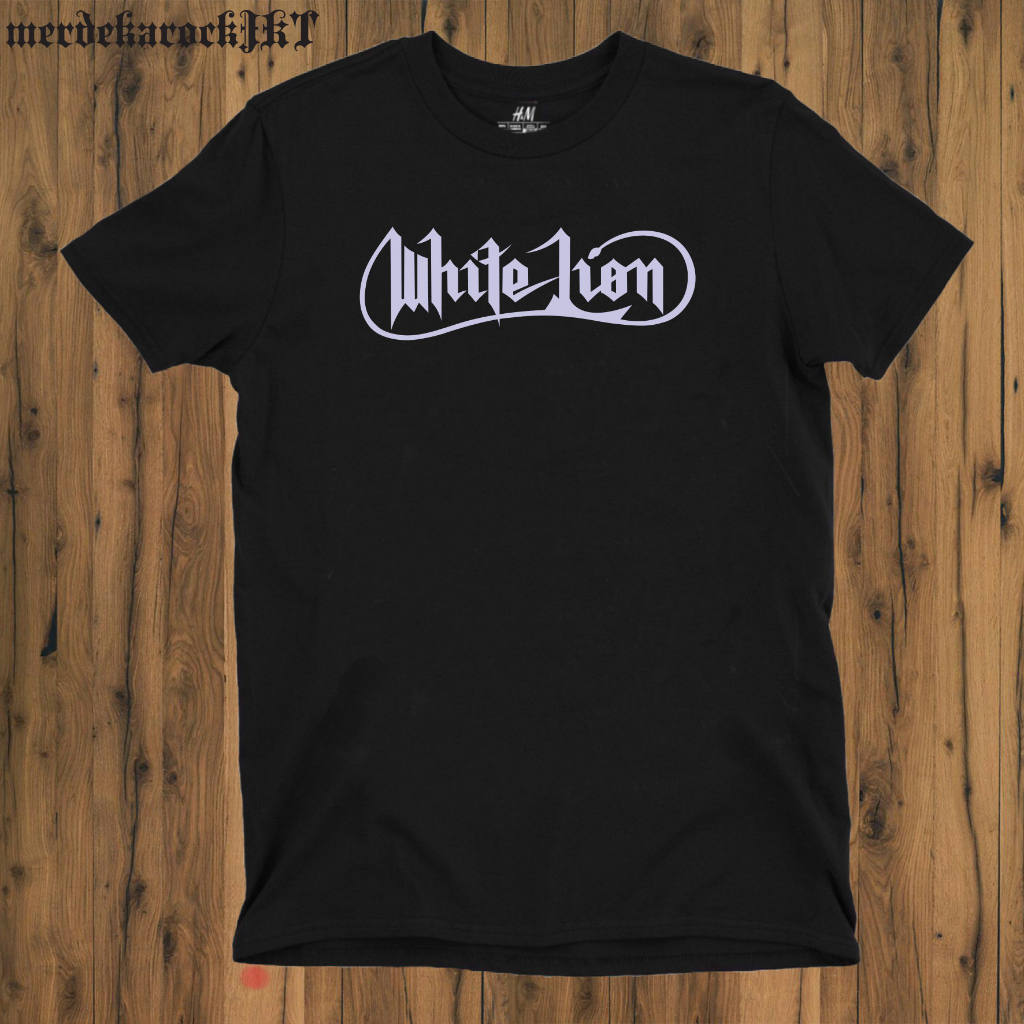 kaos distro WHITE LION kaos distro musik band rock dewasa