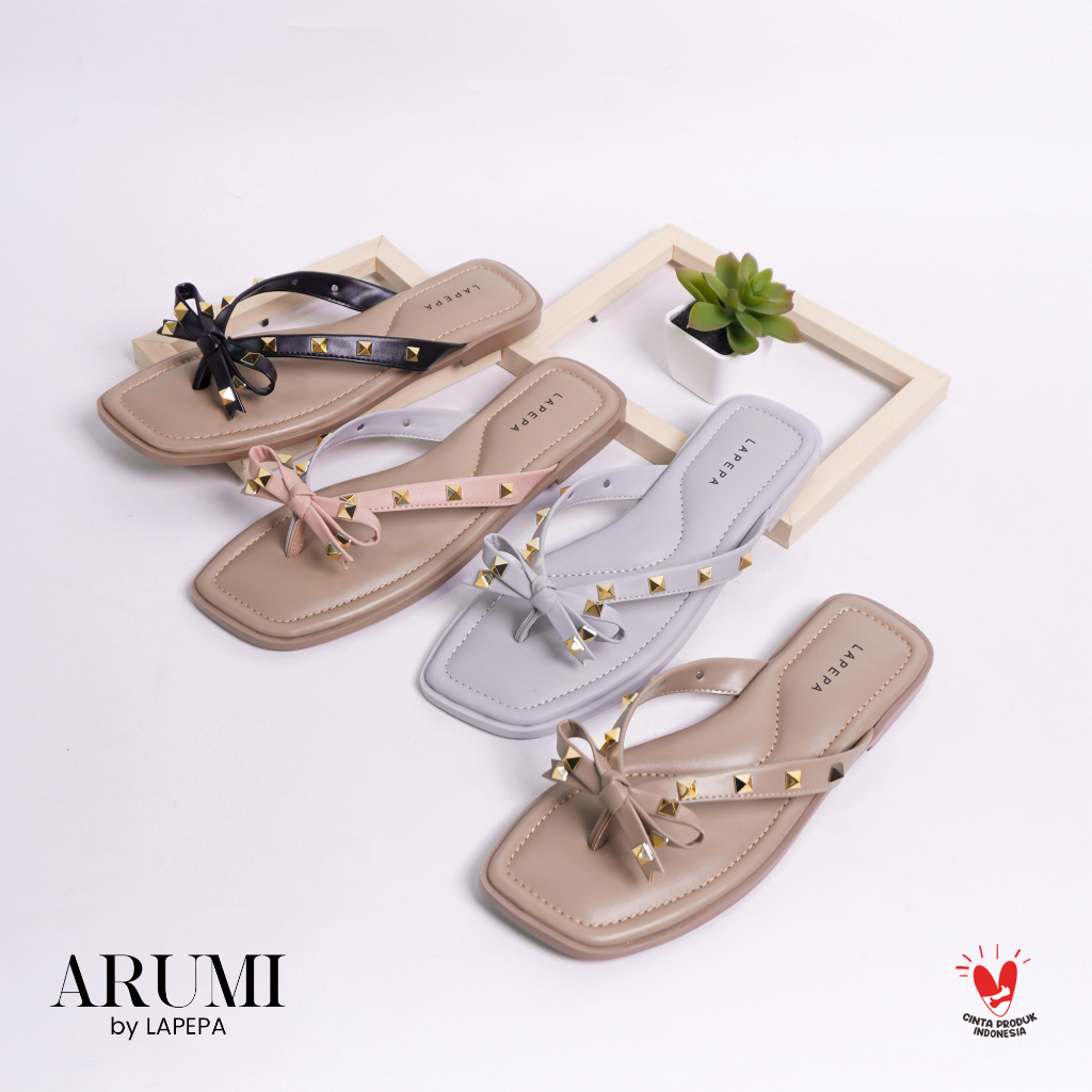 LAPEPA SANDAL - tipe ARUMY Sandal Teplek Wanita